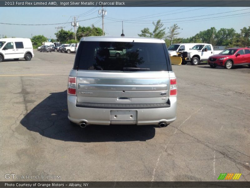 Ingot Silver Metallic / Charcoal Black 2013 Ford Flex Limited AWD