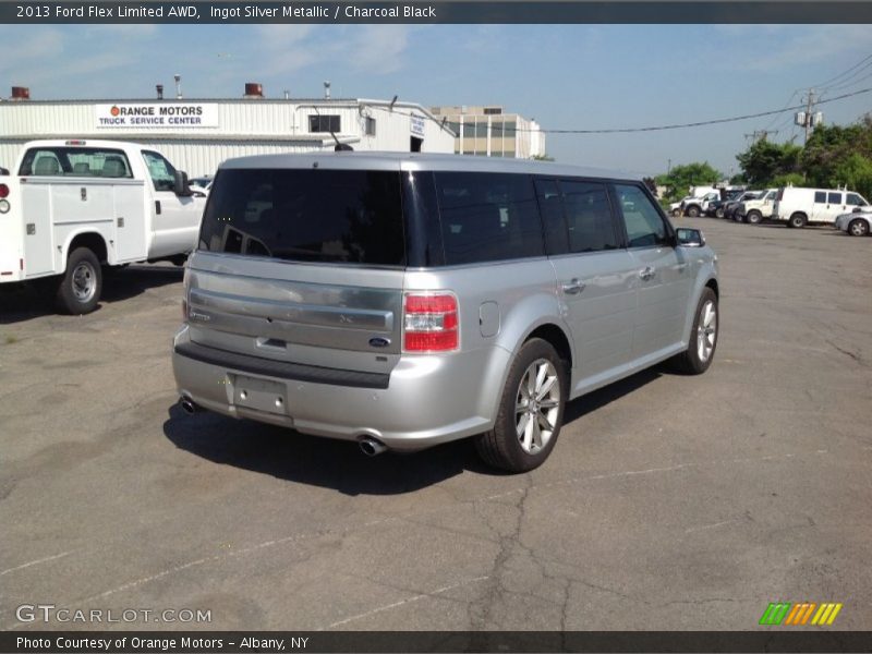 Ingot Silver Metallic / Charcoal Black 2013 Ford Flex Limited AWD
