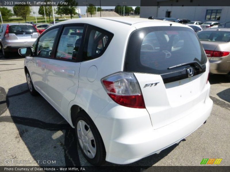 Taffeta White / Gray 2013 Honda Fit