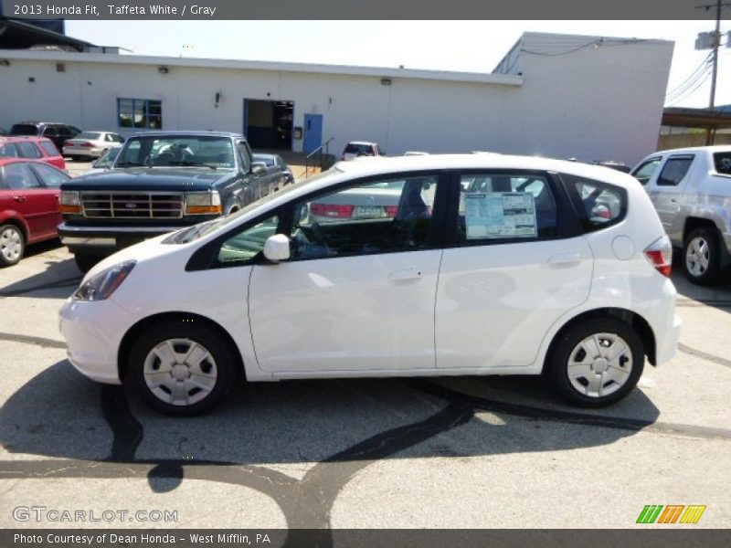 Taffeta White / Gray 2013 Honda Fit