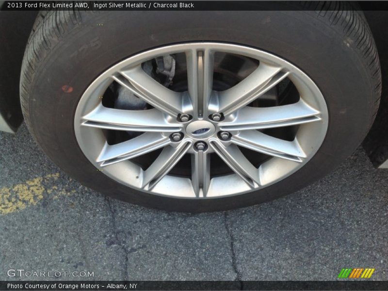 Ingot Silver Metallic / Charcoal Black 2013 Ford Flex Limited AWD