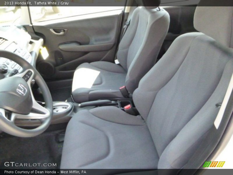 Taffeta White / Gray 2013 Honda Fit