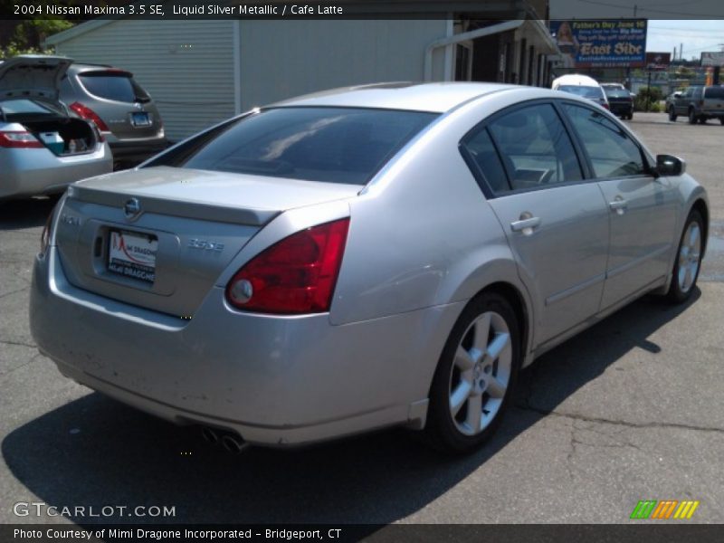 Liquid Silver Metallic / Cafe Latte 2004 Nissan Maxima 3.5 SE