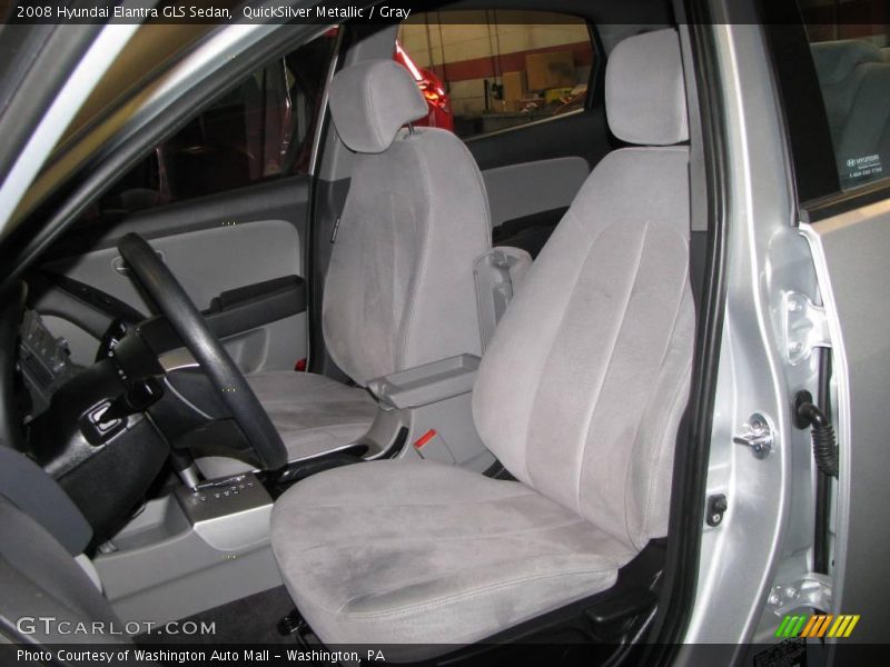 QuickSilver Metallic / Gray 2008 Hyundai Elantra GLS Sedan