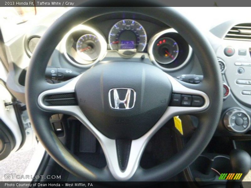 Taffeta White / Gray 2013 Honda Fit