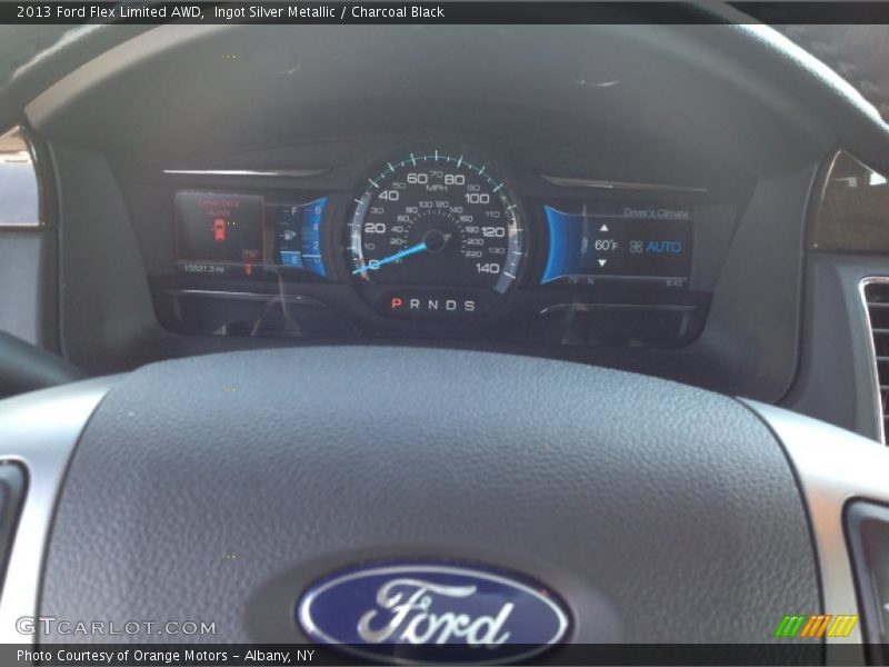 Ingot Silver Metallic / Charcoal Black 2013 Ford Flex Limited AWD