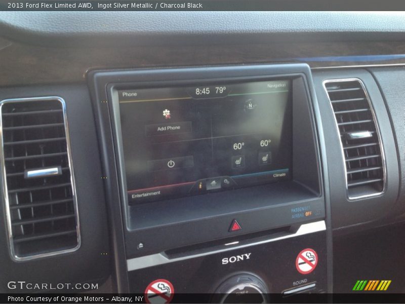 Ingot Silver Metallic / Charcoal Black 2013 Ford Flex Limited AWD