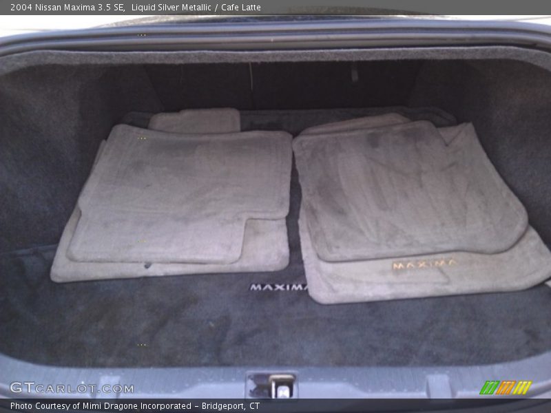 Liquid Silver Metallic / Cafe Latte 2004 Nissan Maxima 3.5 SE