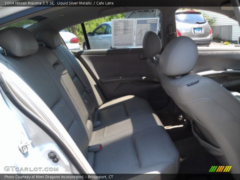 Liquid Silver Metallic / Cafe Latte 2004 Nissan Maxima 3.5 SE