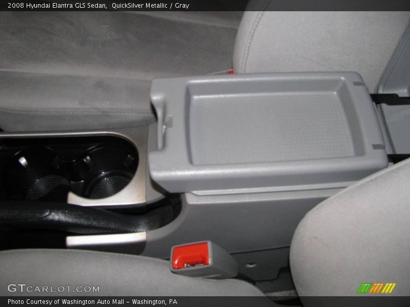 QuickSilver Metallic / Gray 2008 Hyundai Elantra GLS Sedan