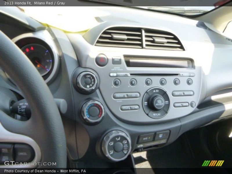 Milano Red / Gray 2013 Honda Fit