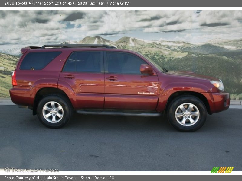 Salsa Red Pearl / Stone Gray 2008 Toyota 4Runner Sport Edition 4x4