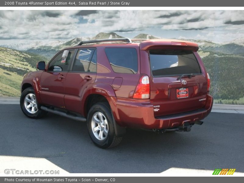 Salsa Red Pearl / Stone Gray 2008 Toyota 4Runner Sport Edition 4x4