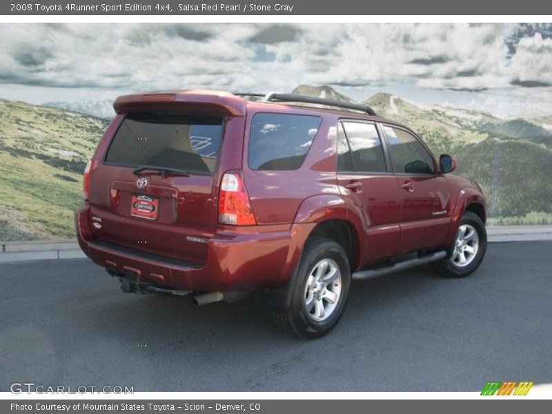 Salsa Red Pearl / Stone Gray 2008 Toyota 4Runner Sport Edition 4x4