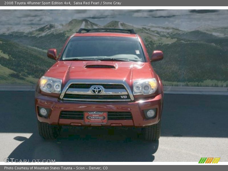 Salsa Red Pearl / Stone Gray 2008 Toyota 4Runner Sport Edition 4x4