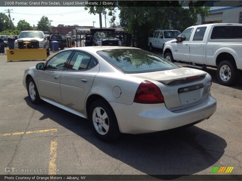 Liquid Silver Metallic / Ebony 2008 Pontiac Grand Prix Sedan