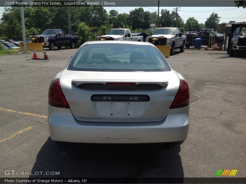 Liquid Silver Metallic / Ebony 2008 Pontiac Grand Prix Sedan