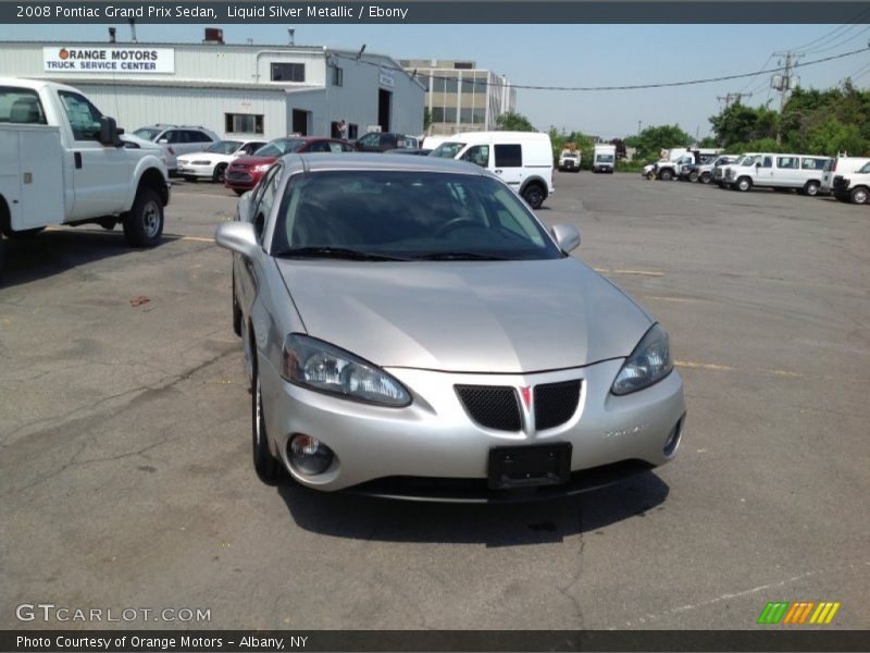 Liquid Silver Metallic / Ebony 2008 Pontiac Grand Prix Sedan