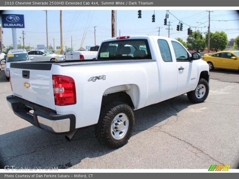 Summit White / Dark Titanium 2010 Chevrolet Silverado 2500HD Extended Cab 4x4