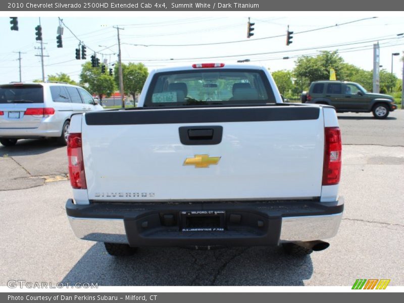 Summit White / Dark Titanium 2010 Chevrolet Silverado 2500HD Extended Cab 4x4