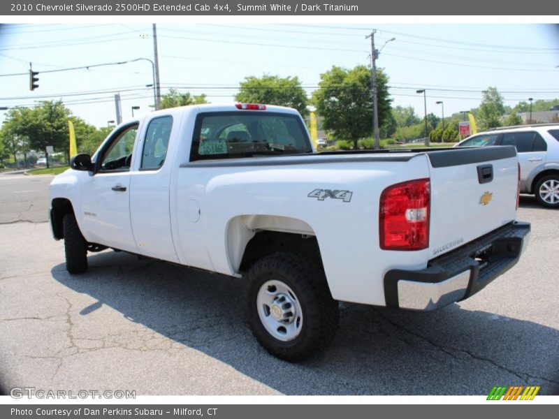 Summit White / Dark Titanium 2010 Chevrolet Silverado 2500HD Extended Cab 4x4