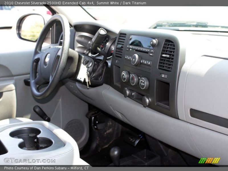 Summit White / Dark Titanium 2010 Chevrolet Silverado 2500HD Extended Cab 4x4