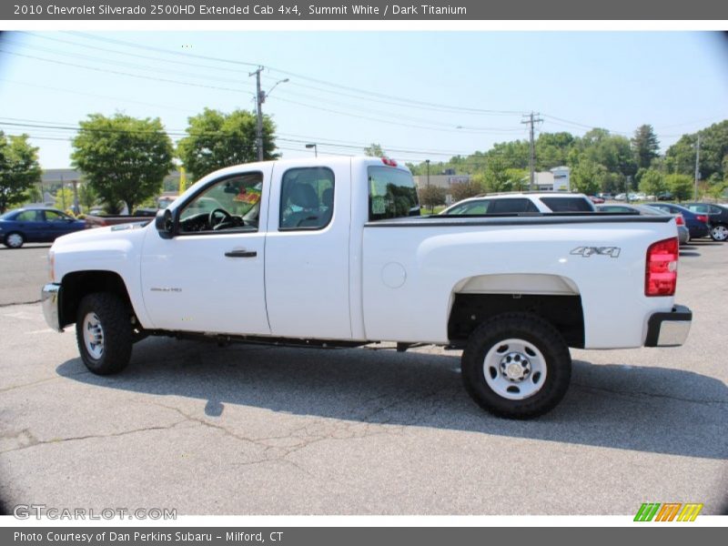 Summit White / Dark Titanium 2010 Chevrolet Silverado 2500HD Extended Cab 4x4