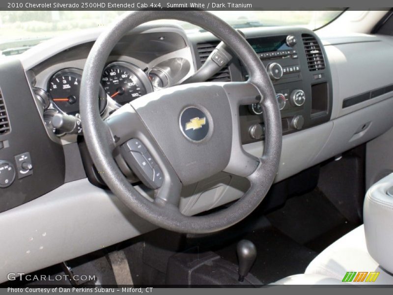 Summit White / Dark Titanium 2010 Chevrolet Silverado 2500HD Extended Cab 4x4