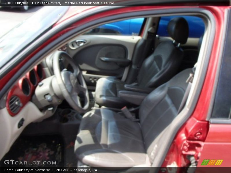 Inferno Red Pearlcoat / Taupe 2002 Chrysler PT Cruiser Limited