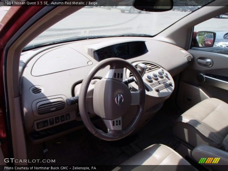 Autumn Red Metallic / Beige 2004 Nissan Quest 3.5 SE