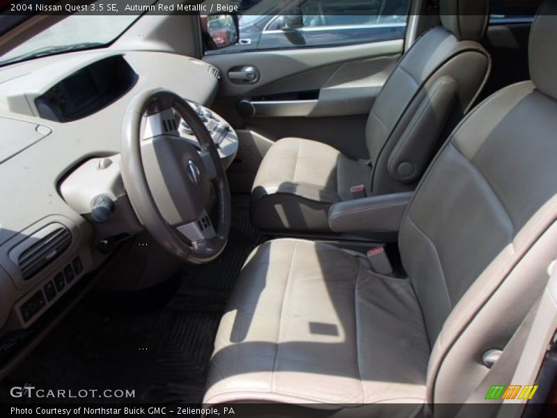 Autumn Red Metallic / Beige 2004 Nissan Quest 3.5 SE