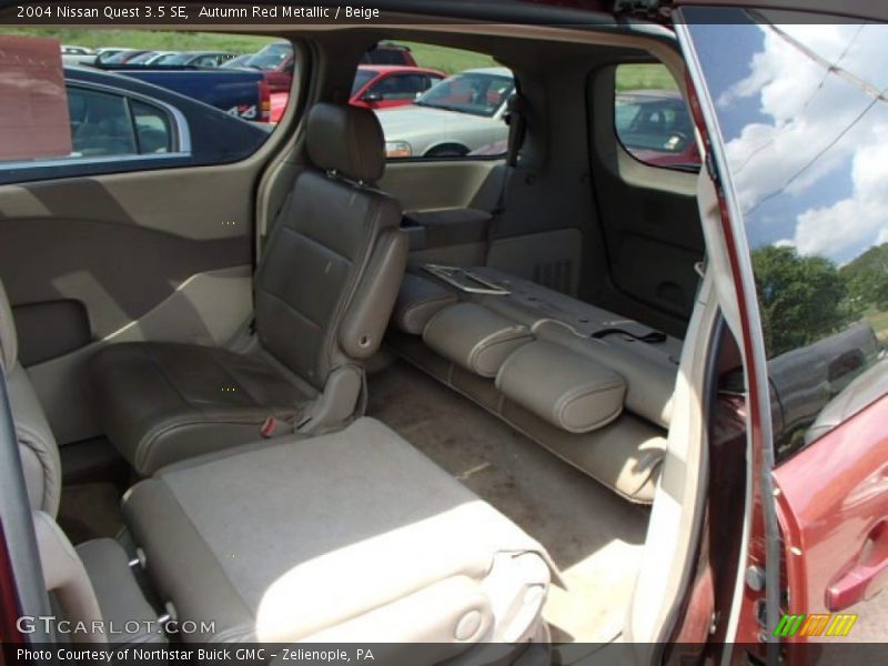 Autumn Red Metallic / Beige 2004 Nissan Quest 3.5 SE