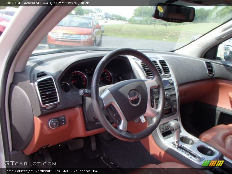 Brick Interior - 2009 Acadia SLT AWD 
