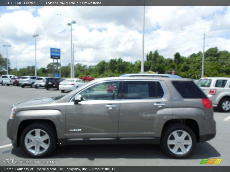 Cyber Gray Metallic / Brownstone 2010 GMC Terrain SLT