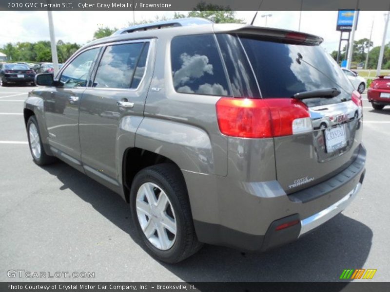 Cyber Gray Metallic / Brownstone 2010 GMC Terrain SLT