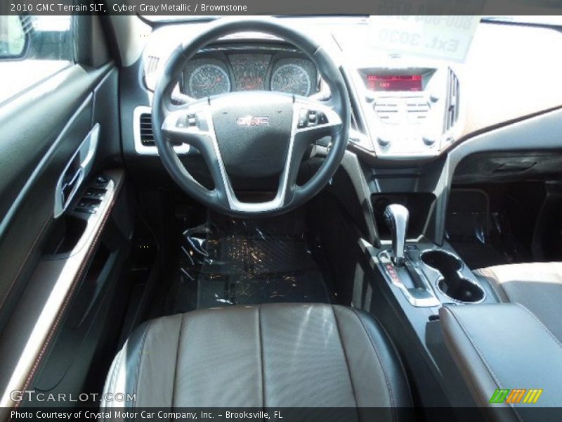 Cyber Gray Metallic / Brownstone 2010 GMC Terrain SLT