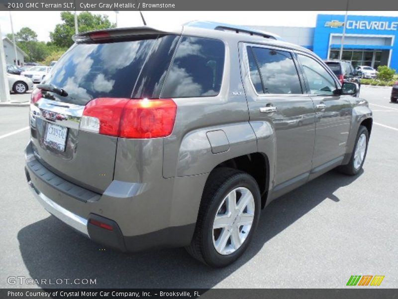 Cyber Gray Metallic / Brownstone 2010 GMC Terrain SLT