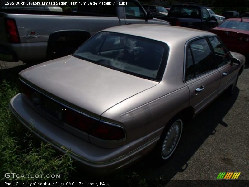 Platinum Beige Metallic / Taupe 1999 Buick LeSabre Limited Sedan