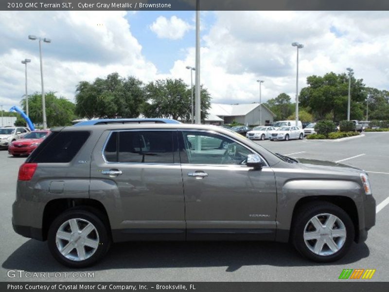 Cyber Gray Metallic / Brownstone 2010 GMC Terrain SLT