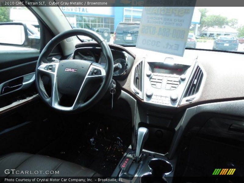 Cyber Gray Metallic / Brownstone 2010 GMC Terrain SLT