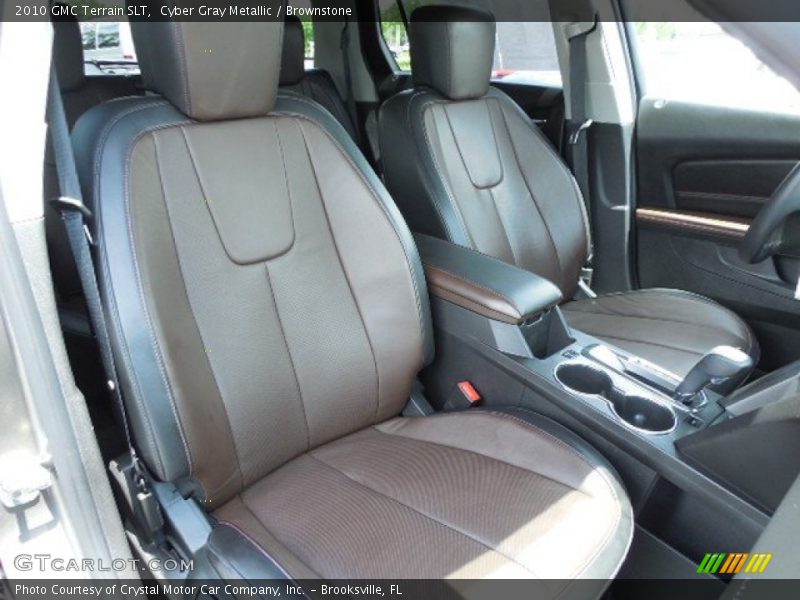 Cyber Gray Metallic / Brownstone 2010 GMC Terrain SLT