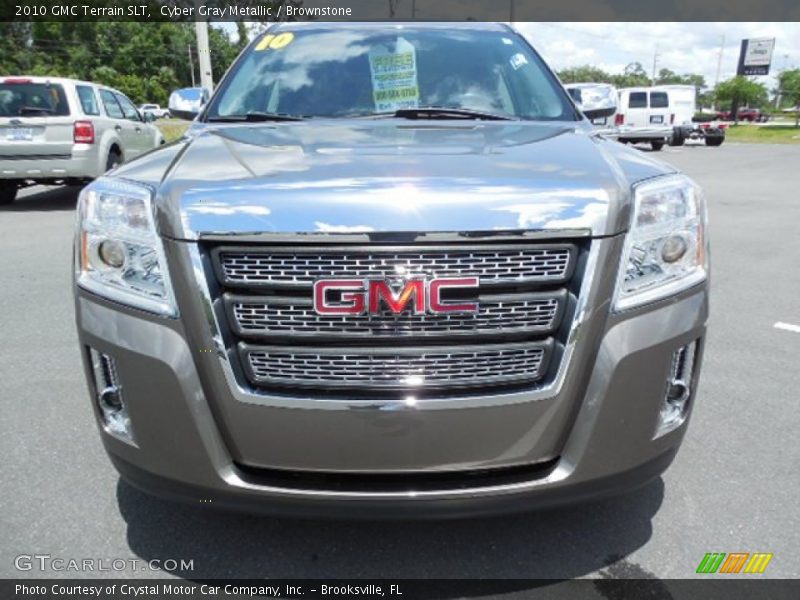 Cyber Gray Metallic / Brownstone 2010 GMC Terrain SLT