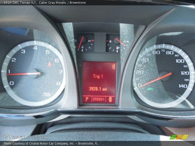 Cyber Gray Metallic / Brownstone 2010 GMC Terrain SLT