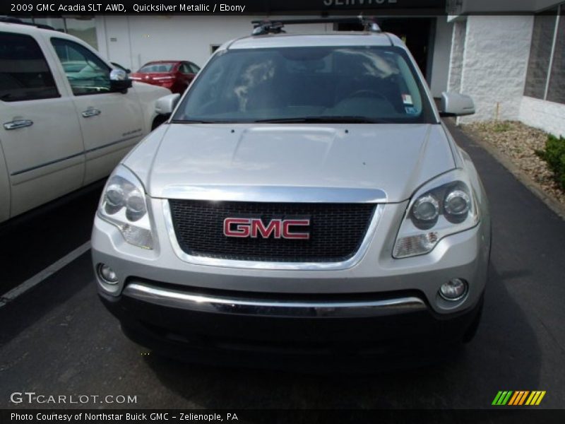 Quicksilver Metallic / Ebony 2009 GMC Acadia SLT AWD