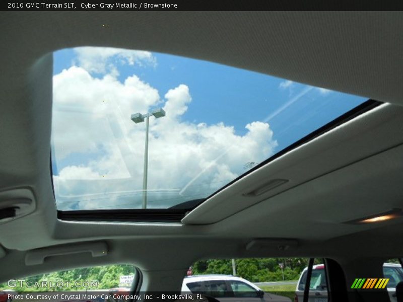 Cyber Gray Metallic / Brownstone 2010 GMC Terrain SLT
