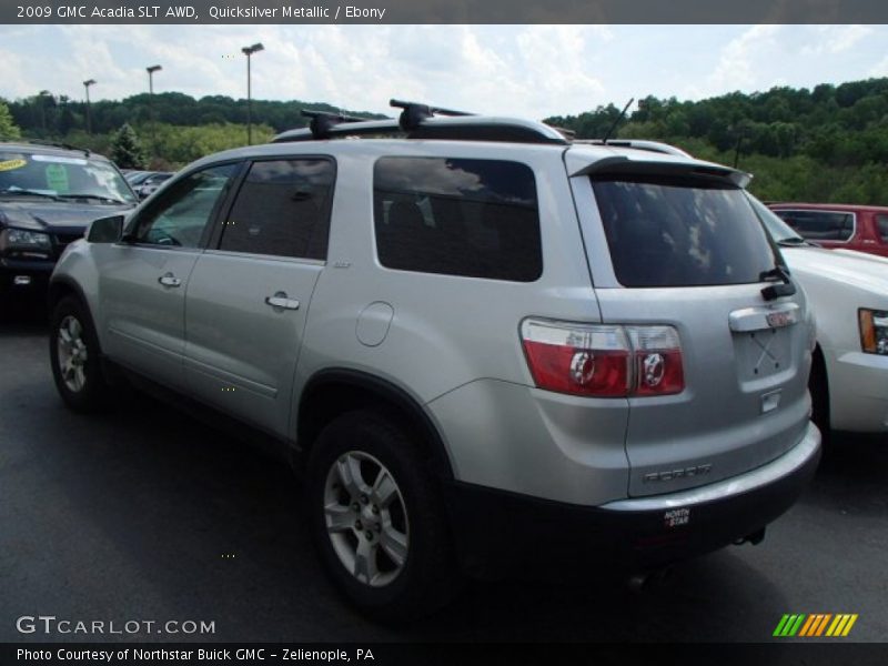 Quicksilver Metallic / Ebony 2009 GMC Acadia SLT AWD