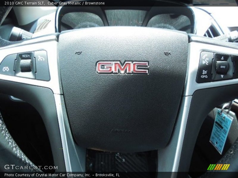 Cyber Gray Metallic / Brownstone 2010 GMC Terrain SLT
