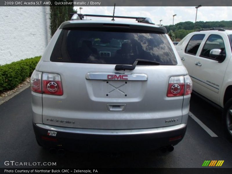 Quicksilver Metallic / Ebony 2009 GMC Acadia SLT AWD