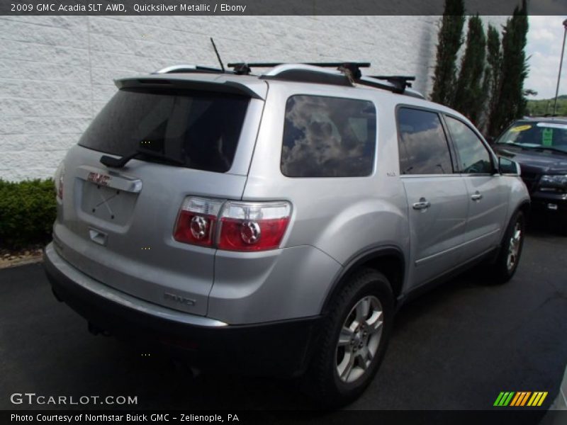 Quicksilver Metallic / Ebony 2009 GMC Acadia SLT AWD