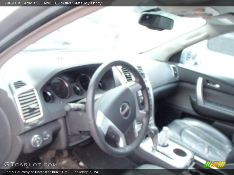 Quicksilver Metallic / Ebony 2009 GMC Acadia SLT AWD